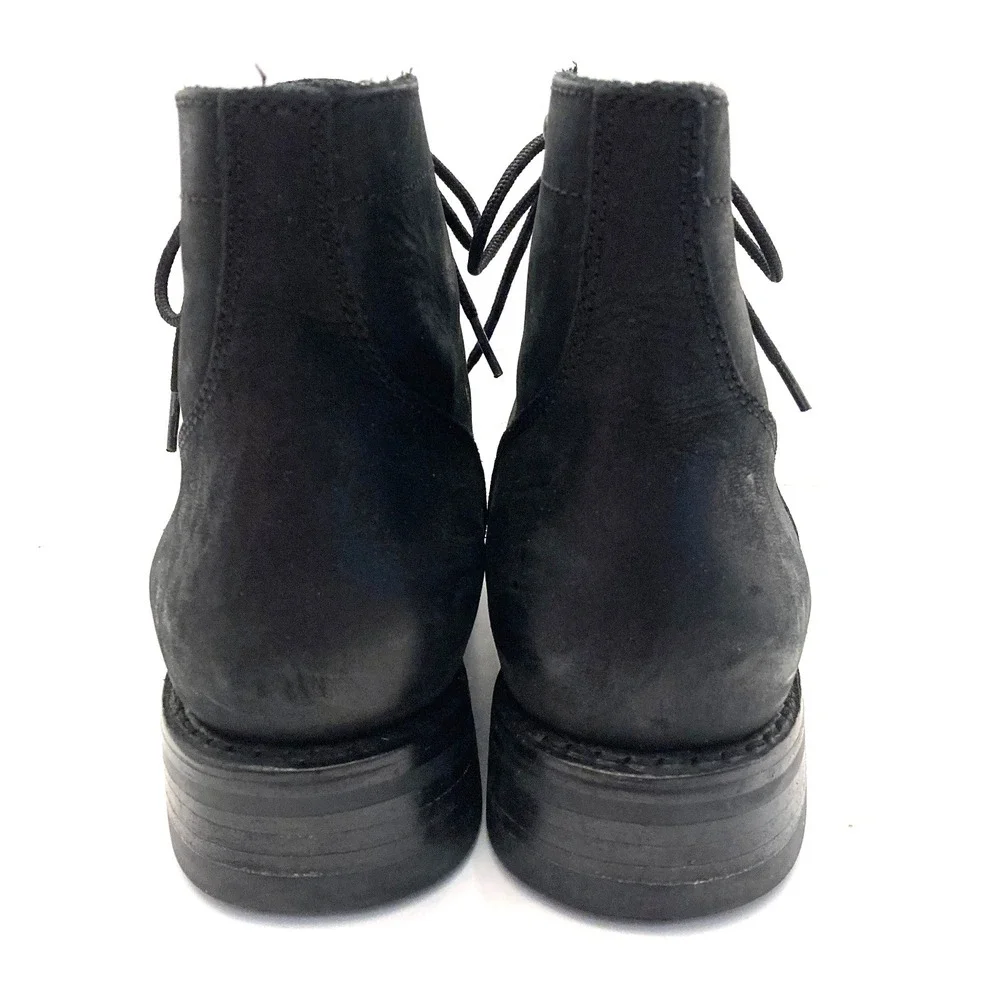 Thursday Boot Co Everyday Captain Boots Matte Black Mens 8.5 Cap Toe Lace Up
